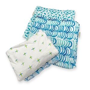 Lovevery 100% Organic Cotton Baby Receiving Blankets and Changing Table Covers